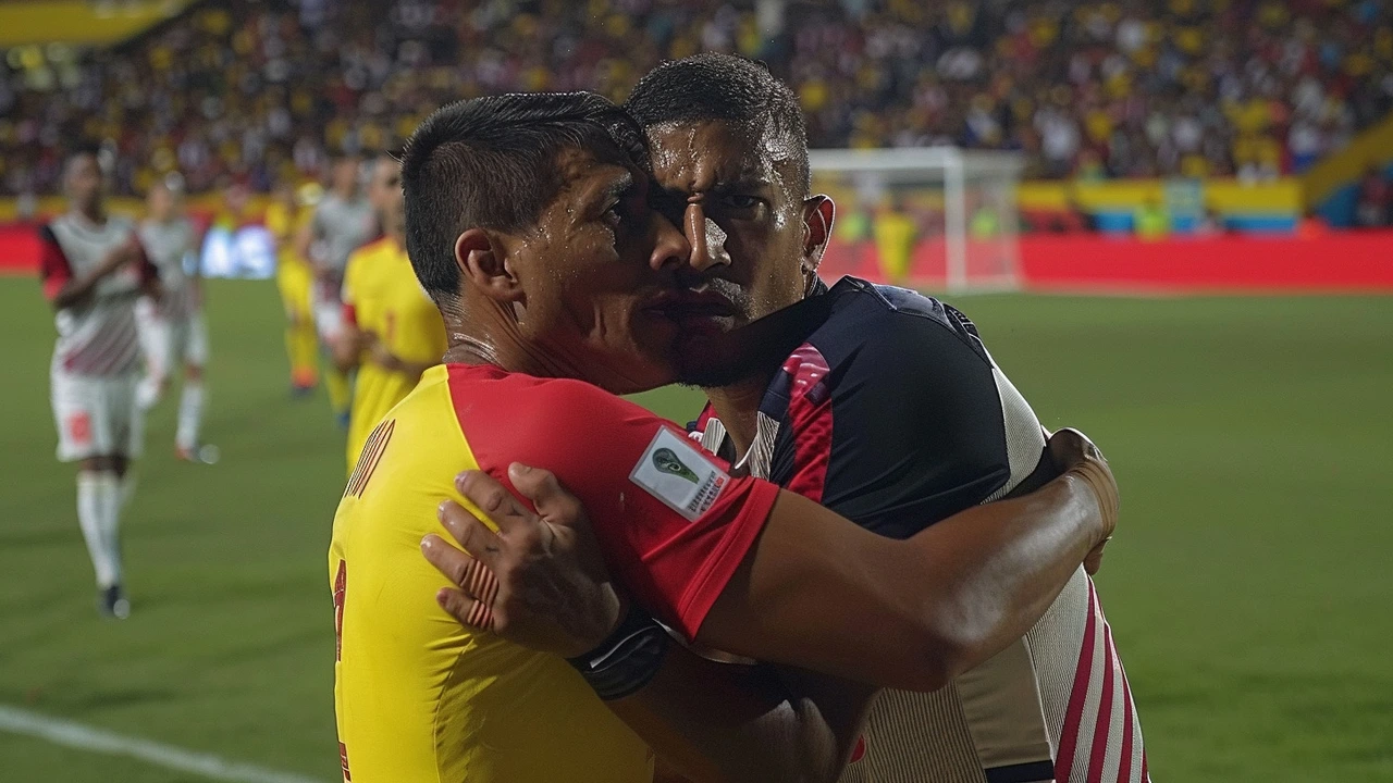 Expulsión de Enner Valencia tras una fuerte patada en el Ecuador vs Venezuela en la Copa América 2024