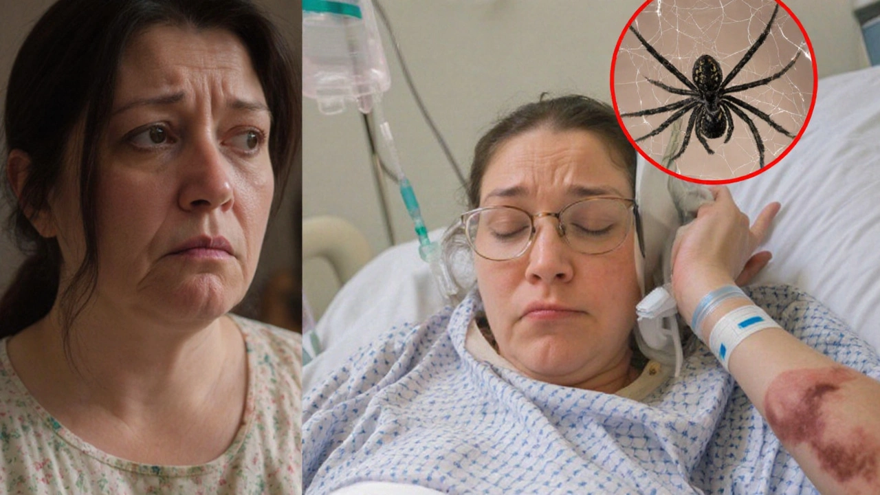 Mordedura de viuda negra deja hospitalizada a Cynthia Klitbo