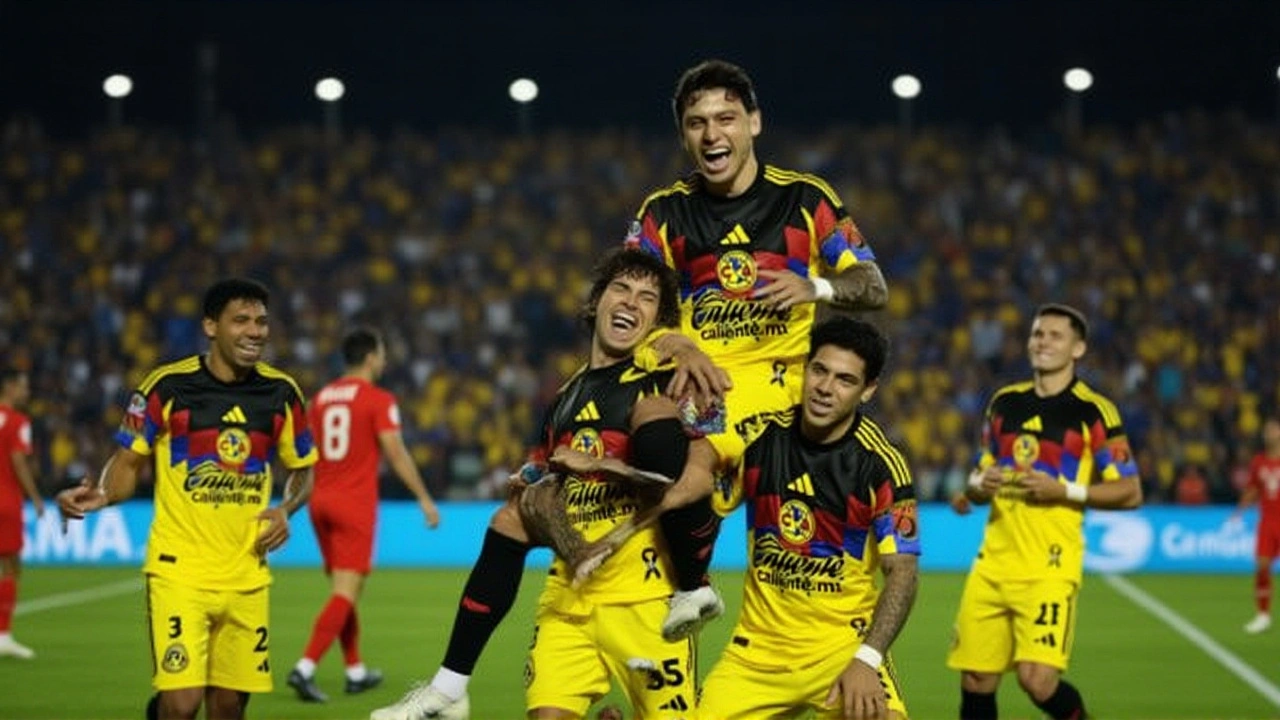 Club América goleó 3-0 a Santos y se acerca al liderato del Apertura 2025